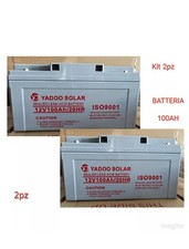 KIT 2 BATTERIA 100Ah 12V