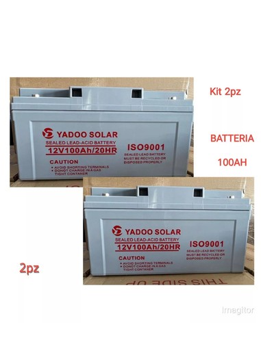 Kit batteria 100ah 12v - 2,