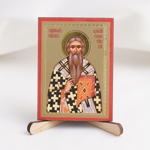 San biagio sebaste icona - di,
