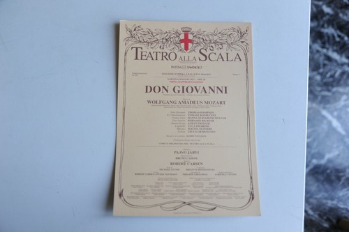 Locandina teatro alla scala - locandina,