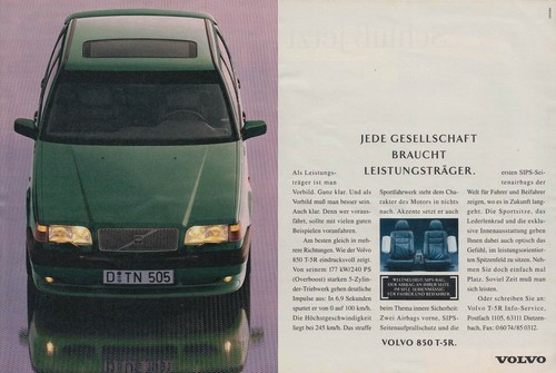 Volvo 850 pubblicità - t-5r,