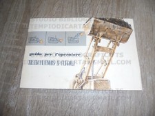 Brochure GUIDA PER L'OPERATORE CATERPILLAR traxcavator a cingoli - anni '60