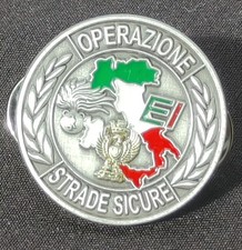 Distintivo  Missione STRADE SICURE  Militare Esercito Operazione Spilla