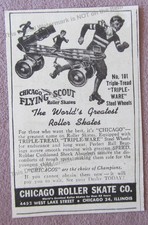 Pubblicità 1947 * Pattini a