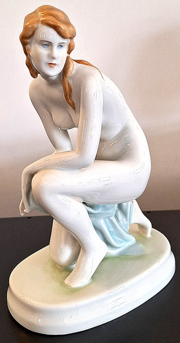 Zsolnay pecs figure nude - pecs,