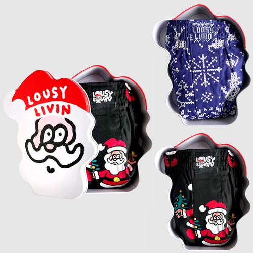 Lousylivin babbo natale boxer - lousylivin,