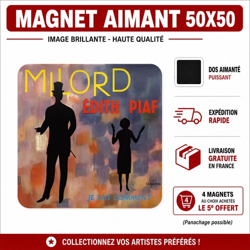 Magnet frigo edith piaf - frigo,