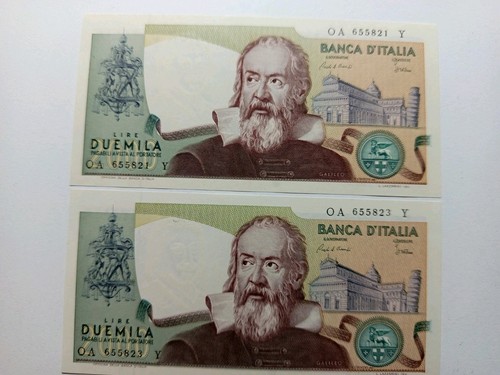 Lotto banconote 2000 lire - da,