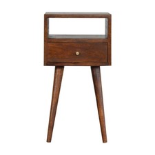 Comodino stretto legno - comodino,