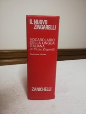 Vocabolario Il Nuovo Zingarelli Zanichelli