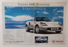 Pubblicita' Toyota Mr2 Roadster Stratosferica Advertising Werbung 2000 (R1)