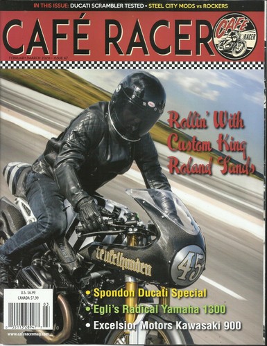 Cafe racer magazine - magazine,, spondon