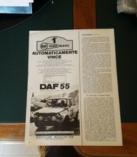 Advertising Italian Pubblicità Werbung : DAF 55 Automatic Variomatic (1969)