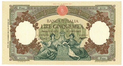 5000 lire capranesi - lire,