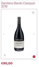 6 Bottiglie Vino Barolo Cerequio 2019 Docg