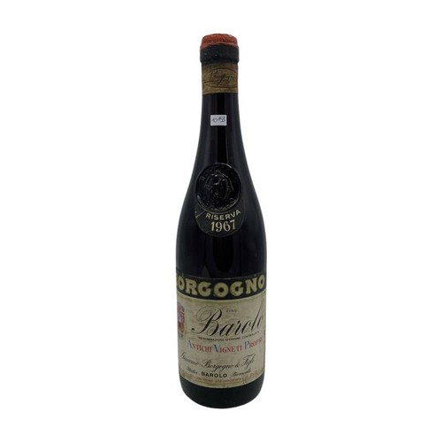 Vintage bottle borgogno - -,