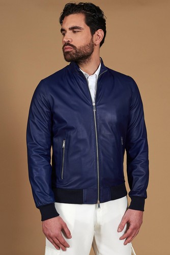 Arienzo bomber vera pelle - bomber,
