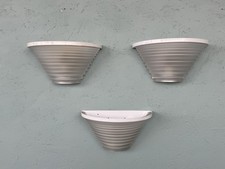 Set Di 3 Applique EGISTO 28 Di Angelo Mangiarotti Per Artemide Anni 80