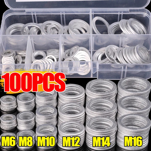 100 assortimento rondelle - pz,