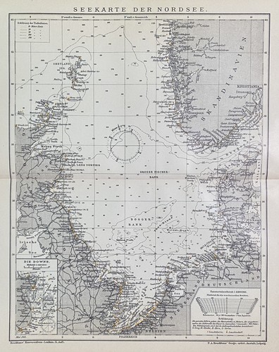 Antica carta nautica storica - nautica,