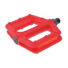 coppia pedali freeride/bmx nylon rosso VP Components flat bici pedali