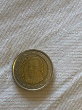 moneta da 2 euro Espana 1999, con errori di conio