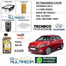 TAGLIANDO 4 FILTRI E OLIO