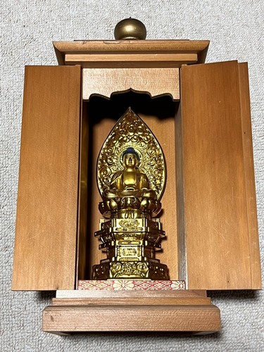 Statua buddista legno - statua,