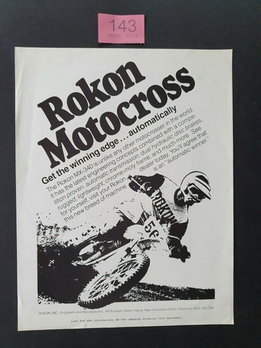 Rokon 340 brochure - rokon,