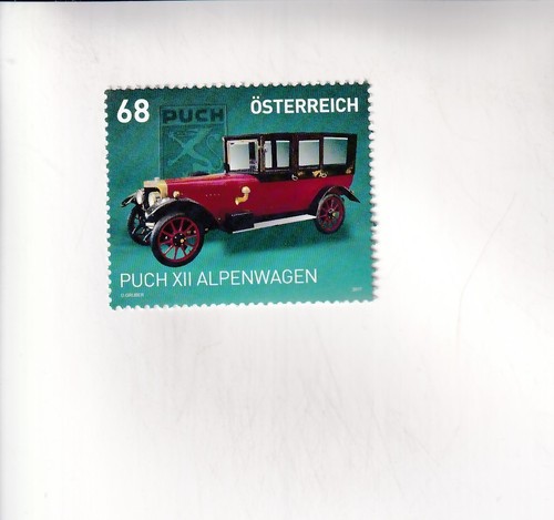 Francobollo austria auto - francobollo,