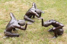 Bronzo 3x COPPIA UOMO sculture