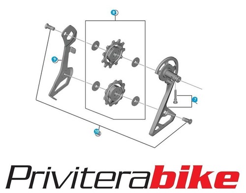 Shimano kit gabbia cambio - gabbia,