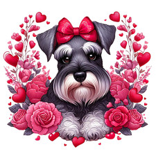 Adesivi per auto schnauzer - adesivi,