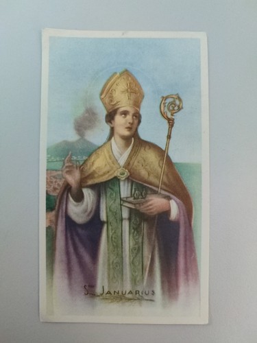San gennaro holy - san, card,