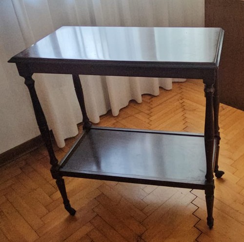 Tavolino carrello legno - tavolino,