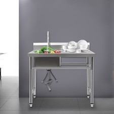 1 Vasca Lavello Acciaio Inox