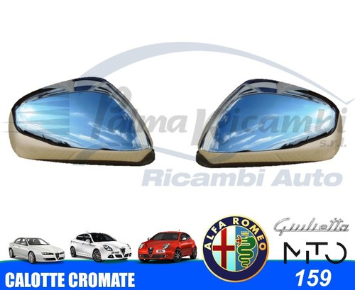 Coppia calotte cromate - calotte,