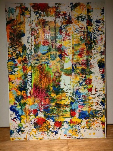 Quadro astratto dipinto - quadro,
