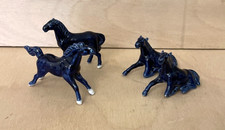 4 statuine cavallo porcellana