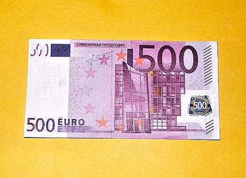 Rara banconota 500 euro - banconota,