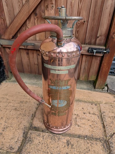 Antique brass acme fire - antique, "acme"
