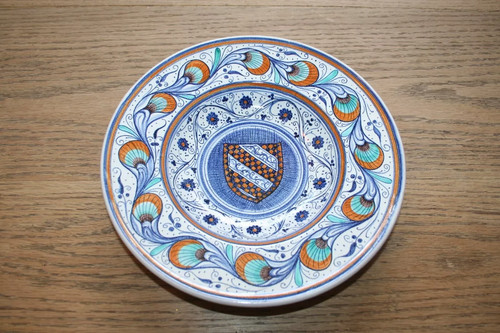 Piatto ceramica faentina - piatto,