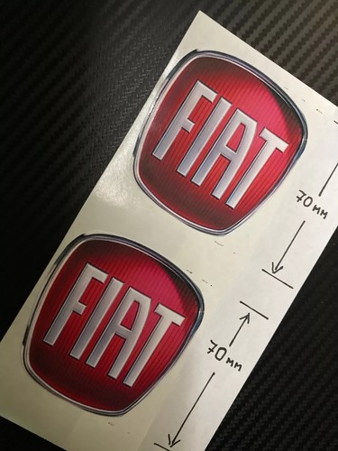 Stemma logo fiat adesivo - stemma,