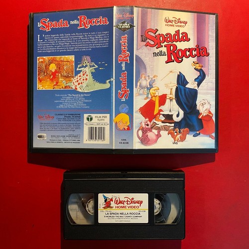 Vhs walt disney spada - walt,