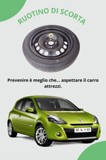 Ruotino di Scorta 16" per RENAULT CLIO 125/70R16 (58x14 cm)