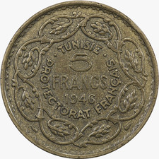 Tunisia - 5 Francs - 1946