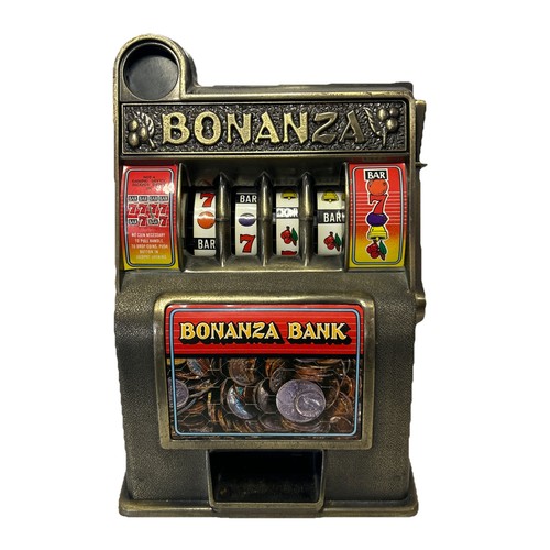 Bonanza bank vtg slot machine - bank,