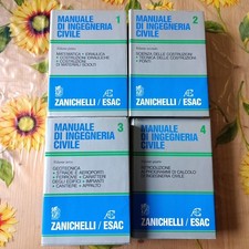 Manuale Di Ingegneria Civile 4 Volumi - Ed. Zanichelli Esac 1990