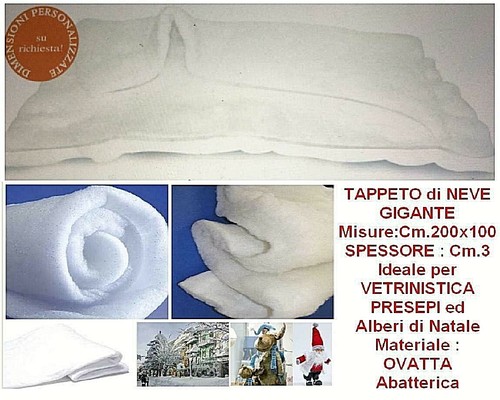 Tappeto neve gigante - di,