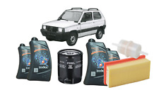 KIT TAGLIANDO FIAT PANDA 141 4x4 1980 2004 BENZINA OLIO MOTORE 10W40 FILTRO ARIA